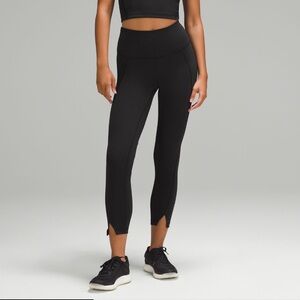 Lululemon Wunder Train High-Rise Tight 25" Hem Slit